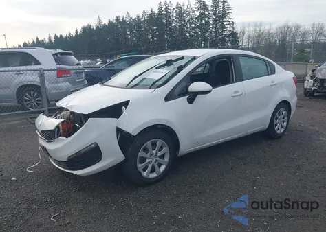 2016 Kia Rio Lx from USA, damaged, VIN KNADM4A38G6599627